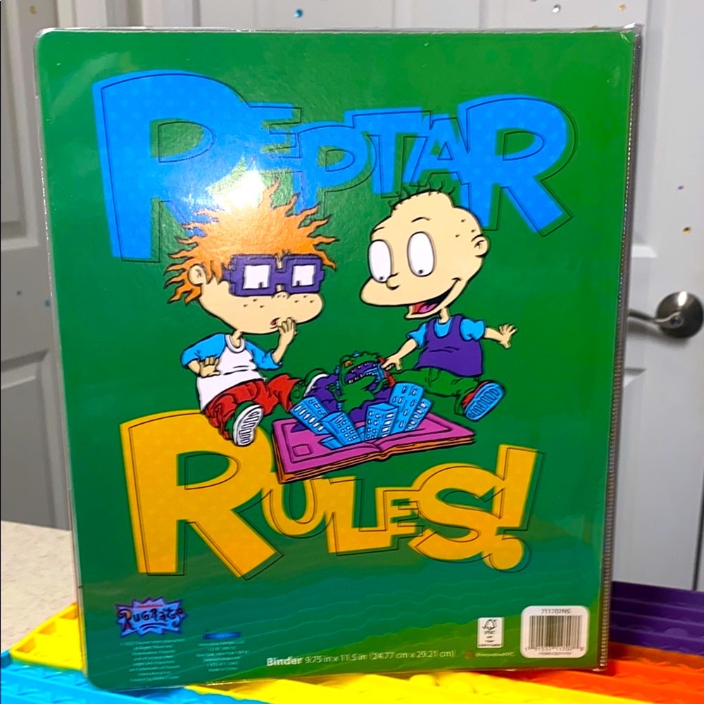 Nickelodeon Rugrats Themed Notebooks and Binder - Blue, Purple, Green - Picture 4 of 12